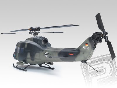 Maketový trup UH-1 pro E325, lakovaný (German army gunship)