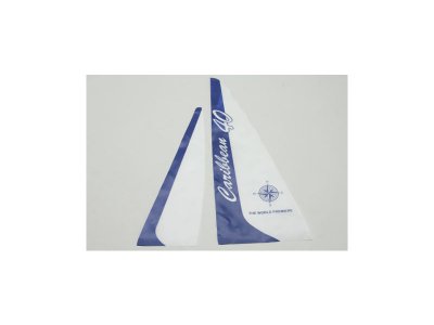 Caribbean - sada plachet modrá