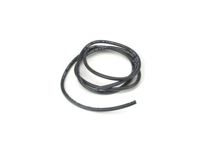 Kabel silikonový 1.0mm2 černý (10m)