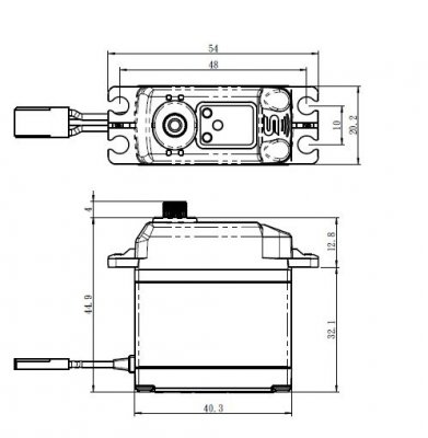 SA-1230SG Digitální servo (36kg-0,16s/60°)