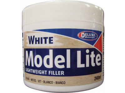 Model Lite White lehký tmel na dřevo bílé barvy 240ml