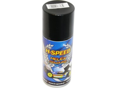 H-Speed barva ve spreji černá 150ml