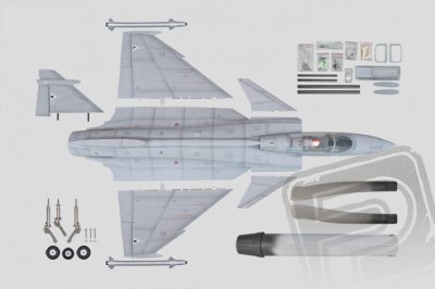 JDF07 Gripen 1080 mm EDF 90