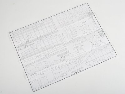 Cessna 170 laser. vyřezávaná 610mm