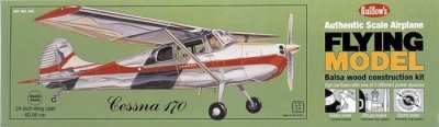 Cessna 170 laser. vyřezávaná 610mm