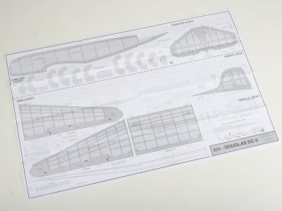 Douglas DC-3 (876mm)