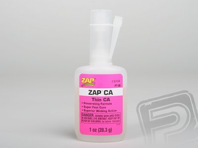 ZAP CA 28,3g (1oz.) řídké vteř.lepidlo