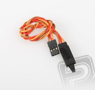 Prodlužovací kabel kroucený 30cm JR s pojistkou (PVC)