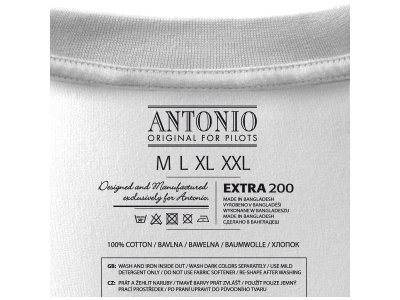 Antonio pánské tričko Aerobatica bílé S