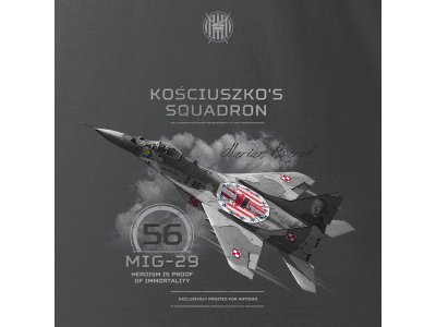 Antonio Military - Tričko MIG-29 Kosciuszko squadron #56 L