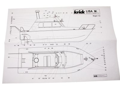 Krick Motorová jachta Lisa kit