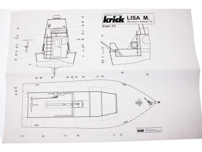 Krick Motorová jachta Lisa kit