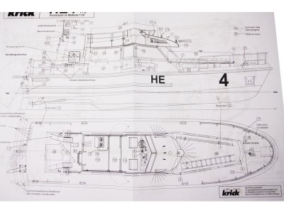 Krick Policejní člun HE 4 kit