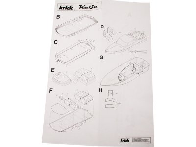 ROMARIN Motorová jachta Katja kit