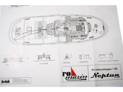 ROMARIN Přístavní remorkér Neptun kit