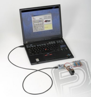 HPP-21 Tester a programátor digitálních serv s PC rozhraním (mini-USB)