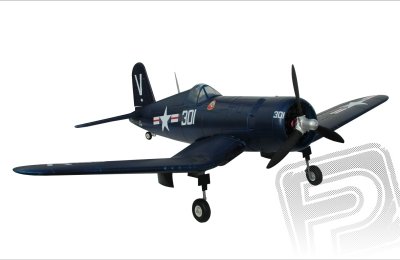 F4U Corsair - ARF (modrá, el. zatahovací podvozek)