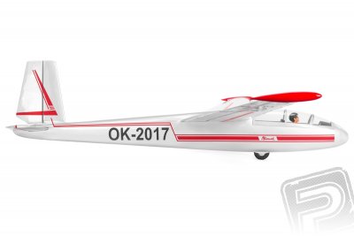 BH138 L-13 Blaník větroň 2700 mm ARF CZ Silver Edition