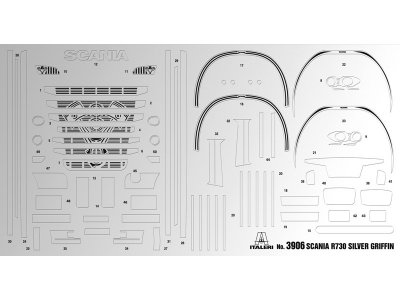 Italeri 3906 Scania R730 V8 1/