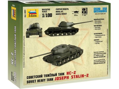 Zvezda 6201 Snap Kit - IS-2 (1:100)