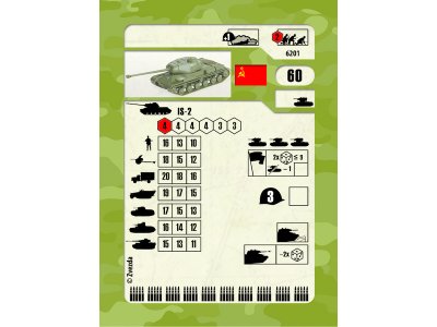 Zvezda 6201 Snap Kit - IS-2 (1:100)