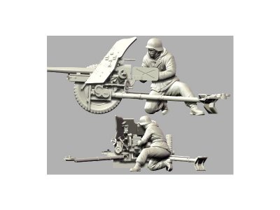 Zvezda 3610 1/35 Pak/36 w.crew