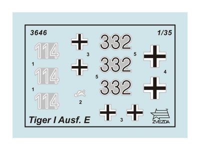 Zvezda 3646 Tiger I 1/35