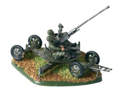 Zvezda figurky - sovětský protiletadlový kanon 61-K (1:72)