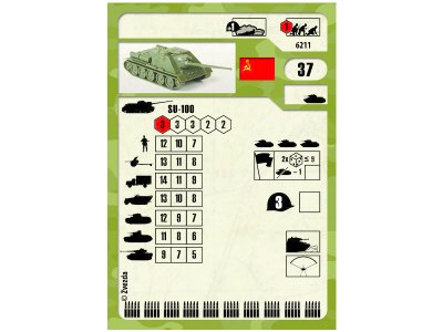 Zvezda 6211 SU-100 1/100