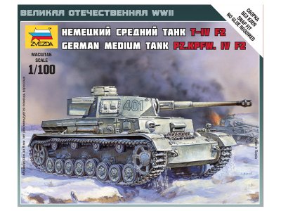 Zvezda 6251 Snap Kit - Panzer IV Ausf.H (1:100)