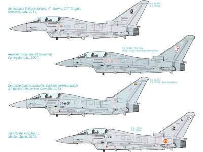 Italeri 1340 EF 2000 Typhoon