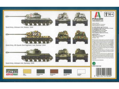 Italeri 7040 JS-2 Stalin 1:72