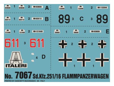 Italeri 7067 SdKfz.251/6