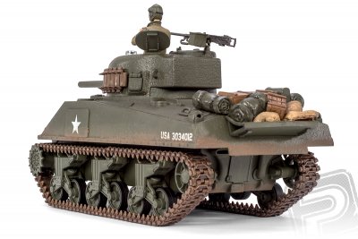 M4A3 Sherman RC tank 1:24 2,4GHz s infračerveným bojovým systémem