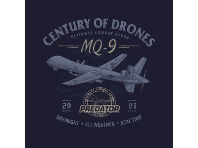 Antonio dámské tričko Dron MQ-9 Reaper XXL