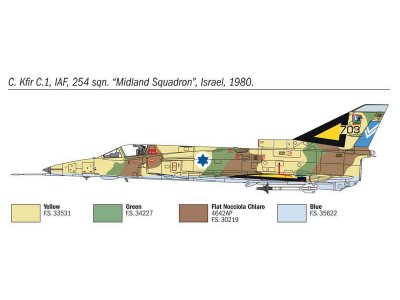 Italeri 1397 F-21A LION/KFIR C