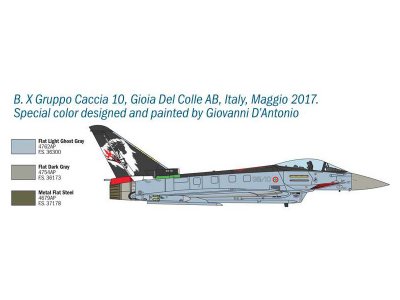 Italeri 1406 EF-2000 100th1:72