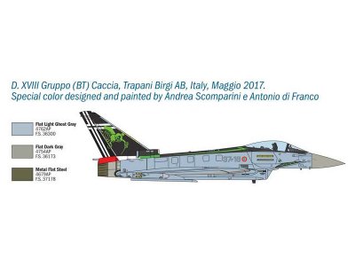 Italeri 1406 EF-2000 100th1:72