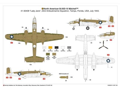 Airfix 06015 B25C/D Mitchel