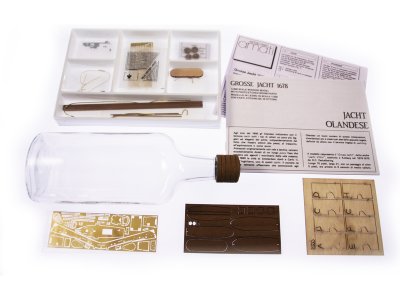 AMATI Golden Yacht 1:300 kit do láhve