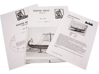 AMATI Řecká Biréma 1:35 kit