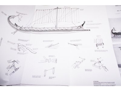 AMATI Řecká Biréma 1:35 kit