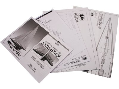 AMATI Endeavour plachetnice 1934 1:80 kit