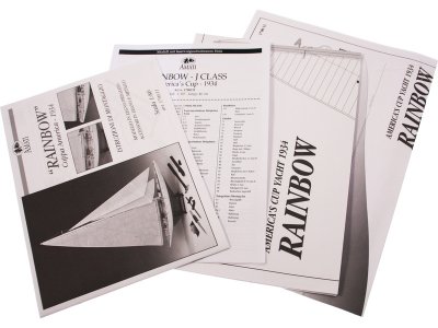 AMATI Rainbow plachetnice 1934 1:80 kit