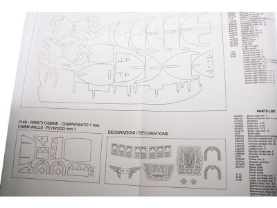 AMATI Čínská džunka 1:100 kit