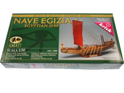 AMATI Navae Egizia egyptská loď 1:50 kit