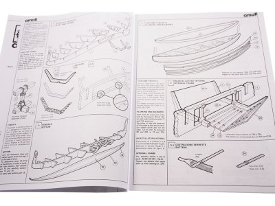AMATI Navae Egizia egyptská loď 1:50 kit