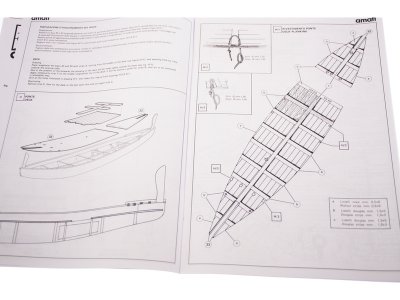 AMATI Navae Egizia egyptská loď 1:50 kit
