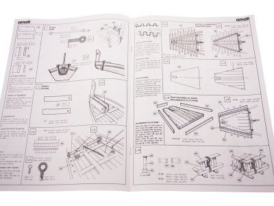 AMATI Navae Egizia egyptská loď 1:50 kit