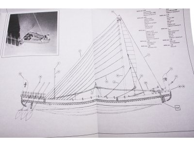 AMATI Navae Egizia egyptská loď 1:50 kit